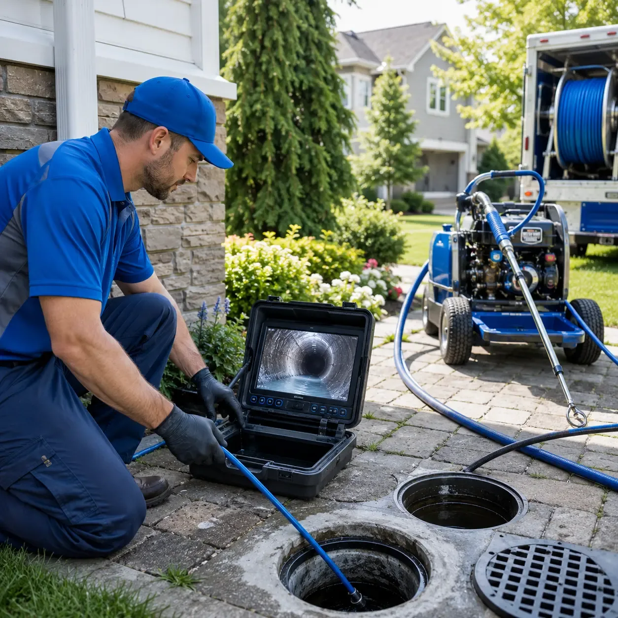 Outdoor drain cleaning professionals serving Piney Point, MD