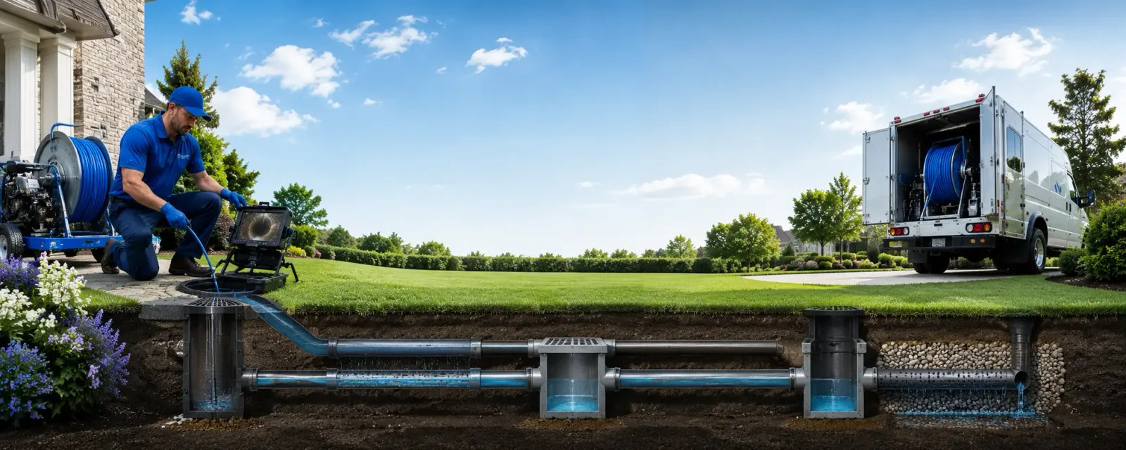 Outdoor drain cleaning information for Piney Point, MD